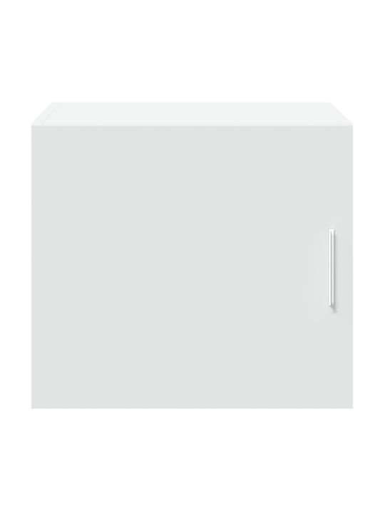 Wall-Mounted Living Room Cabinet Made of Particle Board White 45x42.5x40cm