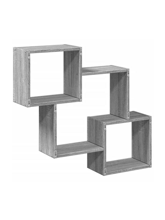 Shelf Wall Grey Sonoma 78x18x71cm