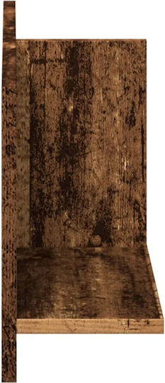 Wall Shelf Old Wood 70x16.5x30cm