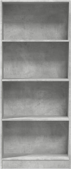 Библиотека Сив Цимент 60x24x143см