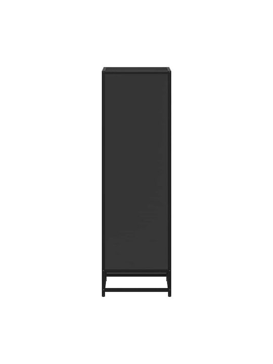 Βιβλιοθήκη Μαύρο 33.5x33x107.5εκ.