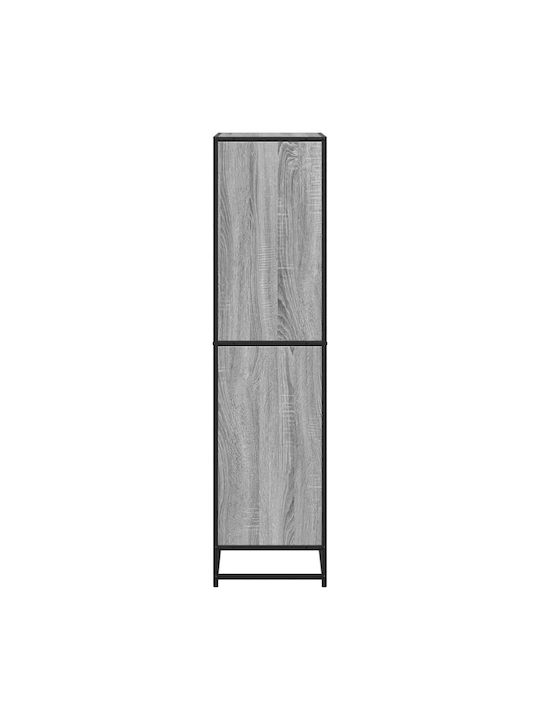 Βιβλιοθήκη Γκρι Sonoma 60x35x139εκ.