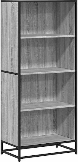Bibliotecă Gri Sonoma 60x35x139 cm