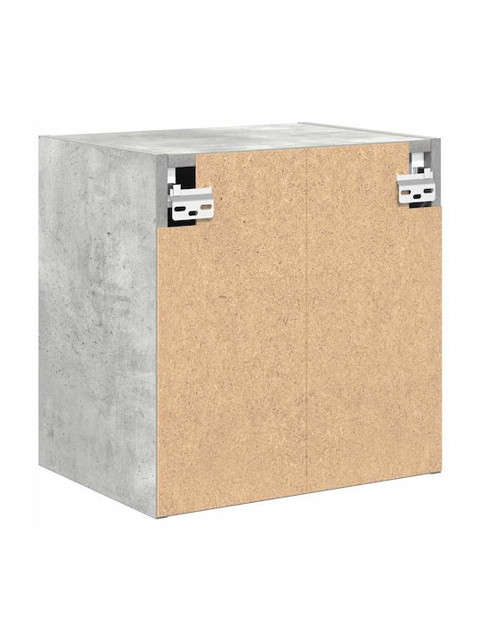Wand Wohnzimmer Schrank aus Spanplatte Grau 40x30x41cm