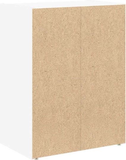 Wohnzimmerschrank aus Spanplatte Weiß 40x24x52 cm