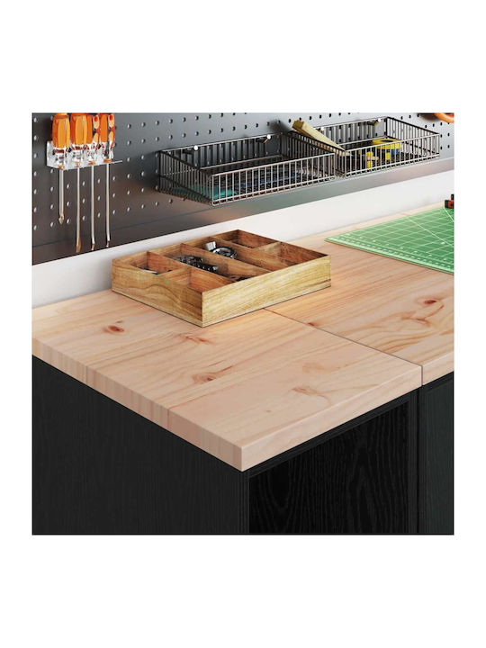 Dulap De Depozitare Pentru Birou Din Lemn Masiv Nuanță De Lemn 30x51x85cm