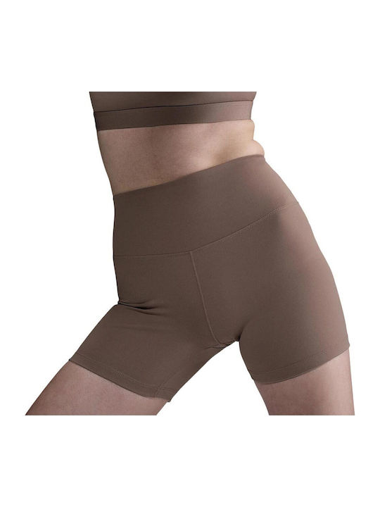 One Women's Bike Training Legging High Waisted Dri-Fit Brown