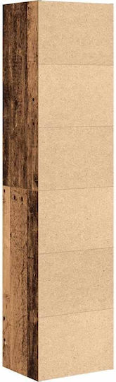 Brown Bookcase 31x24x127cm