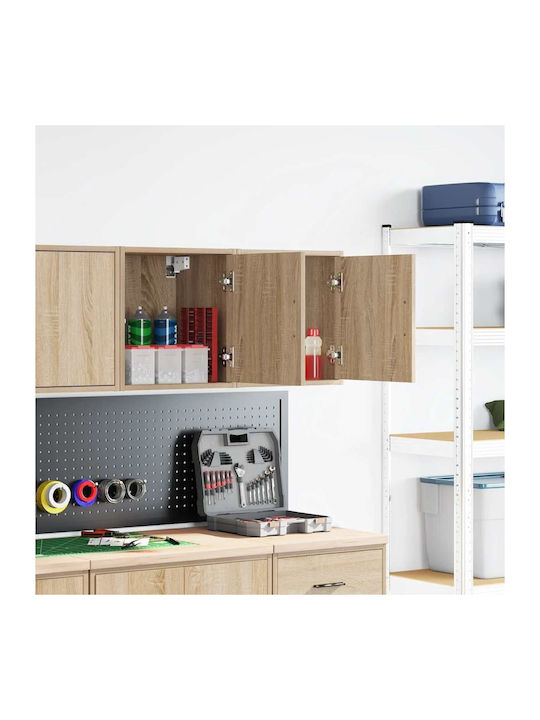 Wall Living Room Cabinet made of Particle Board Brown 40x30x41cm