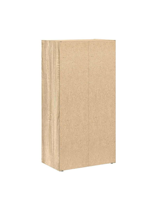 Living Room Cabinet Made of Particle Board Brown 40x24x77cm