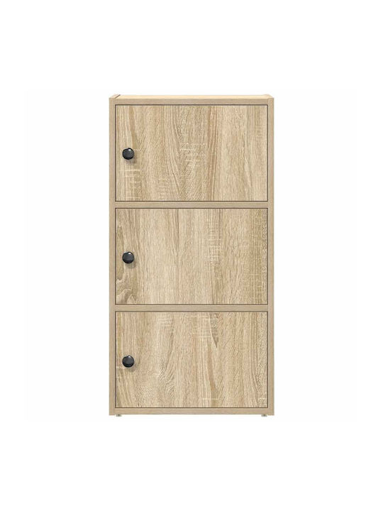 Living Room Cabinet Made of Particle Board Brown 40x24x77cm