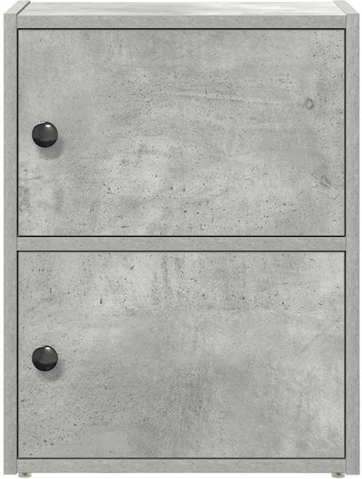 Dulap de Sufragerie de Pardoseală din Placă Aglomerată Gri Beton 40x24x52 cm