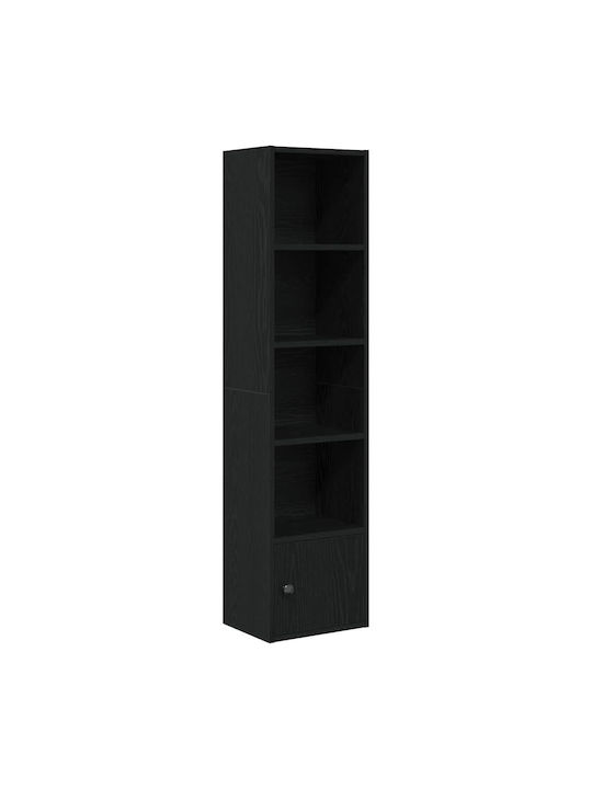 Shelf Floor Black Oak 31x24x127cm