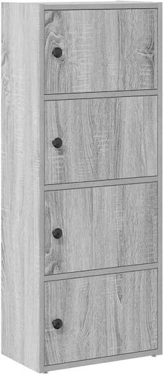 Шкаф за дневна от ПДЧ Сив Sonoma 40x24x102см