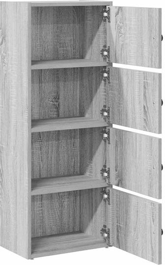 Шкаф за дневна от ПДЧ Сив Sonoma 40x24x102см