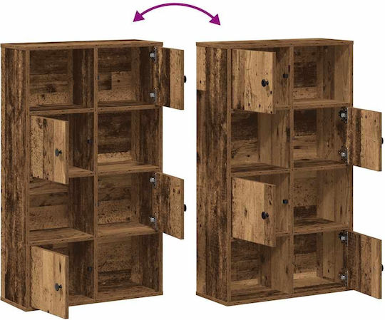 Bibliothek Braun 60x24x101,5cm