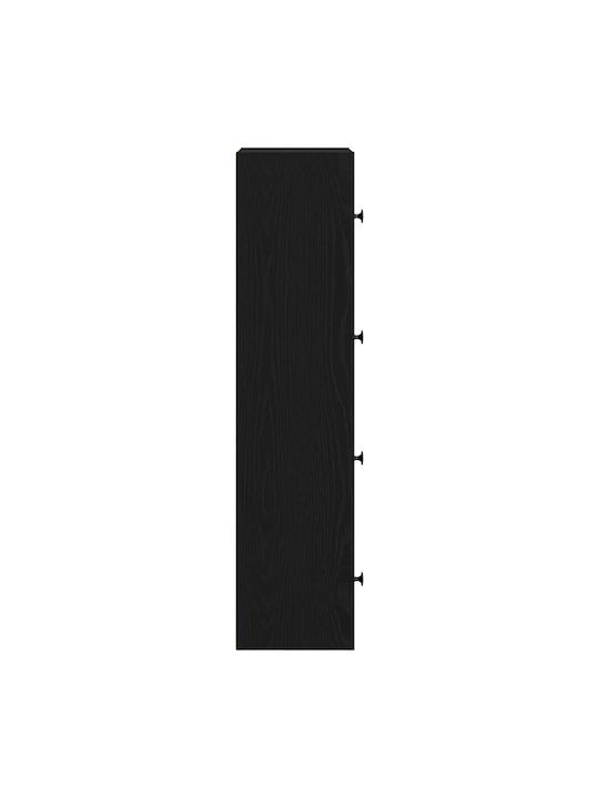 Cabinet Floor Black Oak 40x24x102cm