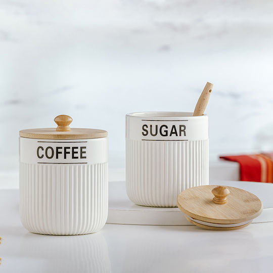 Nava Terrestrial Vase General Use with Lid made of Porcelain Brown 850ml Nava Terrestrial Vase General Use with Lid made of Porcelain Brown 850ml