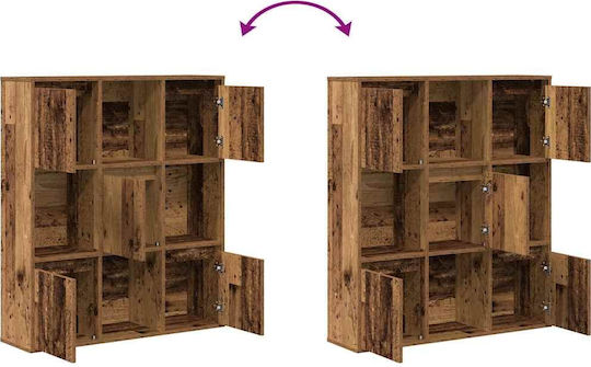 Βιβλιοθήκη Καφέ 89x24x101.5εκ.