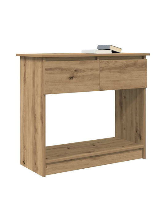 Wooden Console Table Coffee L85.5xW38.5xH74.5cm