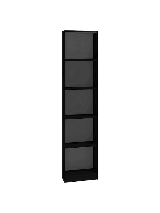 Βιβλιοθήκη R40 Czerń Μαύρη 40x30x182εκ.