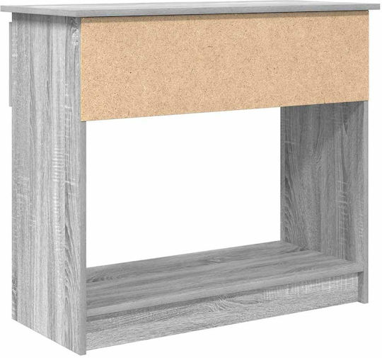 Wooden Console Table Grey Sonoma L85.5xW38.5xH74.5cm