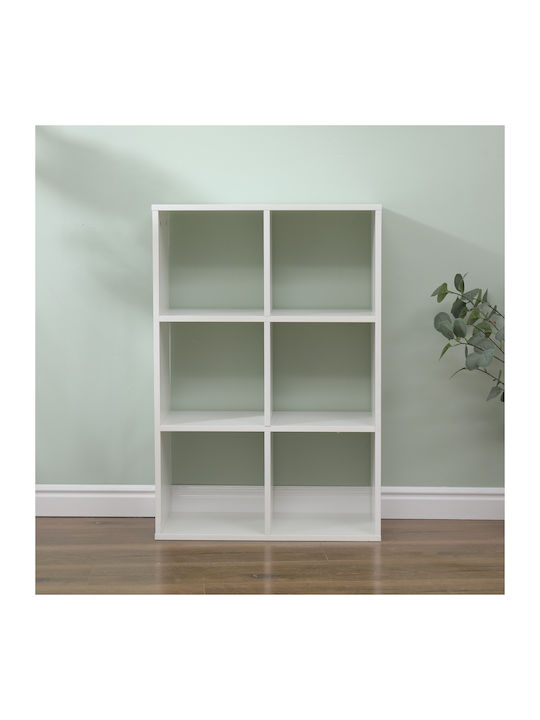 Bibliothek Boxy Weiß 70x29x104cm