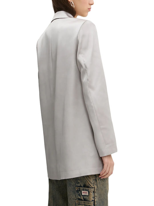 Karl Lagerfeld Women's Blazer Silver