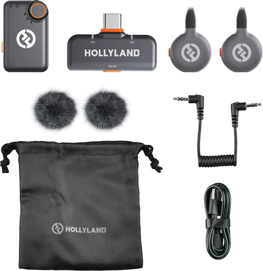 Hollyland Lark M2s Mini Combo – Sistem de Transmisie Audio