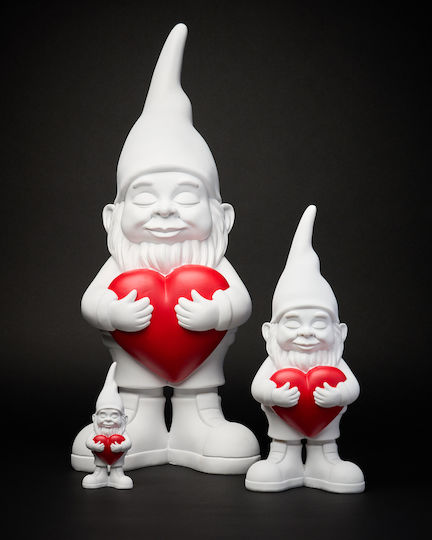 Figurină Îndrăgostiți Albă 12cm