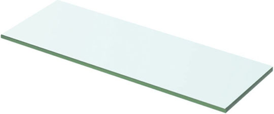 Transparent Wall Shelf 50x12x0.8cm