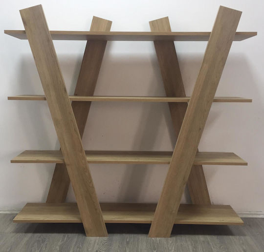 Bibliotecă TCS 03 Nuc 140x30x135 cm 7317002
