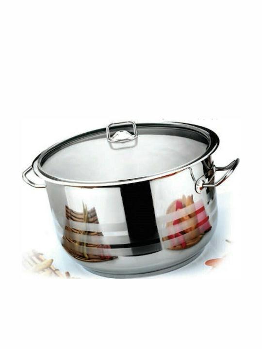 Hascevher Deep Stainless Steel Pot 8lt / 26cm