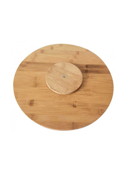 KING Hoff Pizza-Servierplatte Drehend Hölzernes 35x35x2.8cm 1Stück KING Hoff Pizza-Servierplatte Drehend Hölzernes 35x35x2.8cm 1Stück