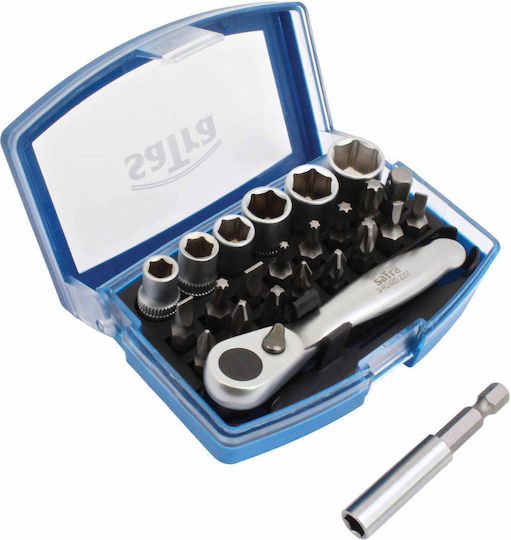 Techman Ratschen- & Steckschlüssel-Sets 1\4" 24Stück