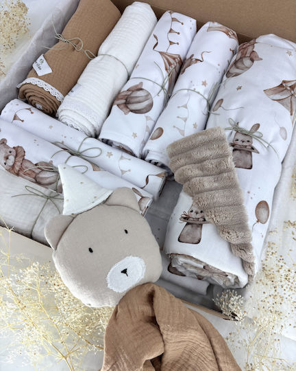 Velvet White Geschenkset für Babys