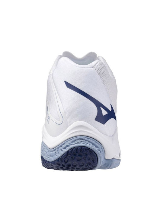 Wave Lightning Z8 Mid Мъжки Спортни обувки Волейбол White / Light Blue