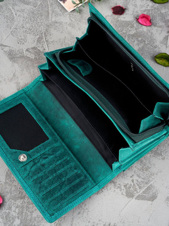 Set De piele Geantă de damă Rucsac Verde