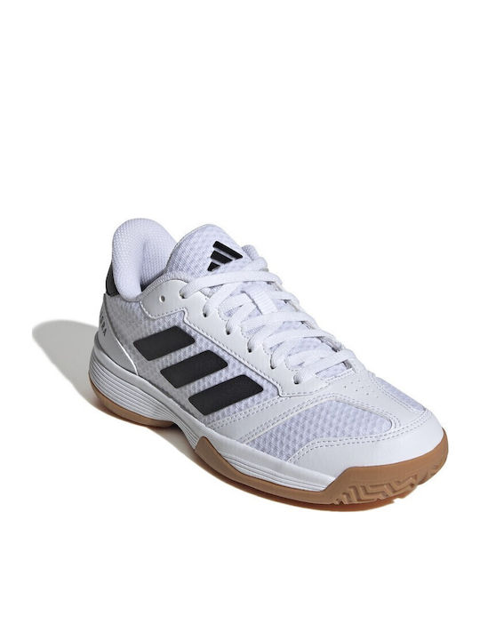 Ligra 8 K Kids Sports Shoes Volleyball with Laces White