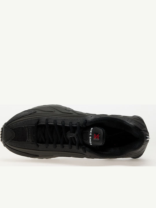 Shox R4 Мъжки Маратонки Black / Black-black-bright Crimson