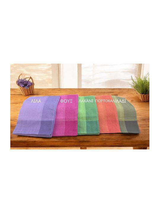 Linea Home Tablecloth Linen Lila 140x140cm
