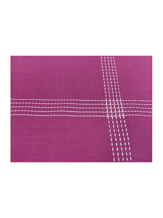 Linea Home Tablecloth Linen Fuchsia 140x140cm