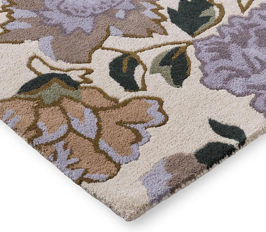 Laura Ashley Wendling Floral Lucrat manual Covor Rectangular Din lână Violet