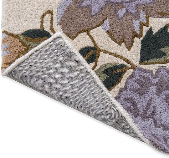 Laura Ashley Wendling Floral Lucrat manual Covor Rectangular Din lână Violet