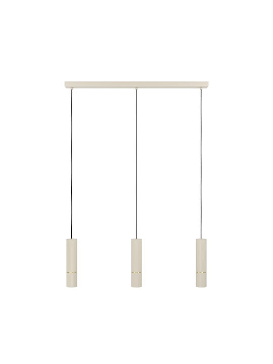 Eglo Pendant Light Beige with Socket GU10 77x9cm