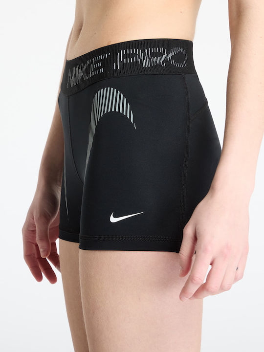 Dri-Fit Pro Training Women's Leggings-Shorts Black Cool Grey White