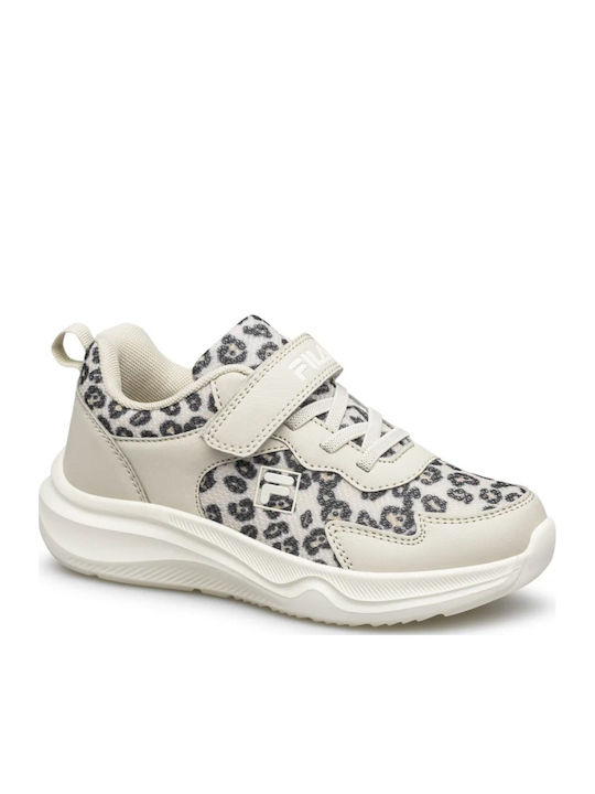 Memory Abel 3 V Kids Sneakers with Scratch Beige