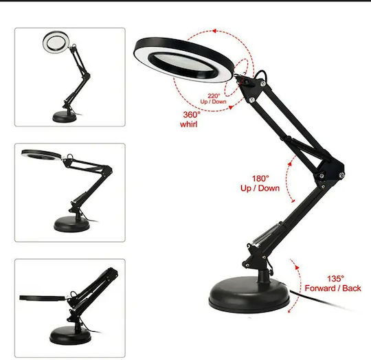 Lamp 10 Tabletop Magnifying Lense with Light 1pcs