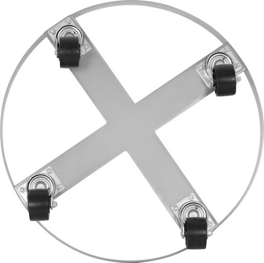 Wheeled Base Cart Transporting Barrels Up To 300 Kg Diameter 60 Cm
