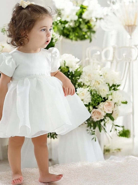 Kinderkleid Kurzärmelig White
